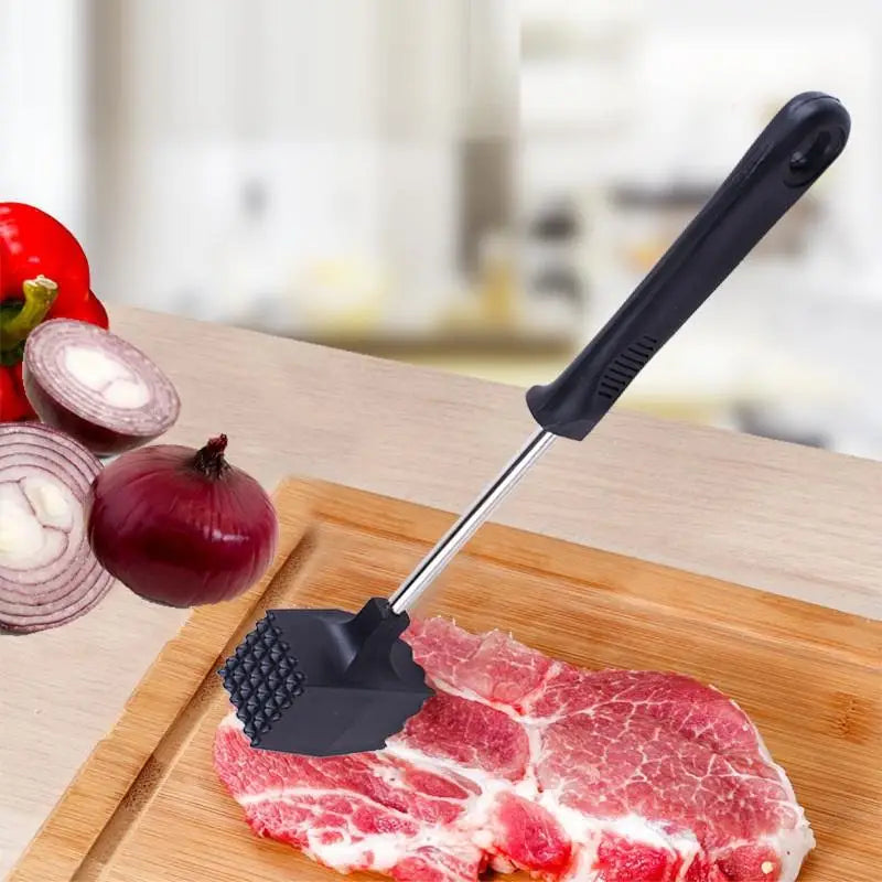 1Pcs Double-Side Beef Steak Pork Meat Hammer Beater Mallet Beef Chicken Kitchen Meat Poultry Tool Qme