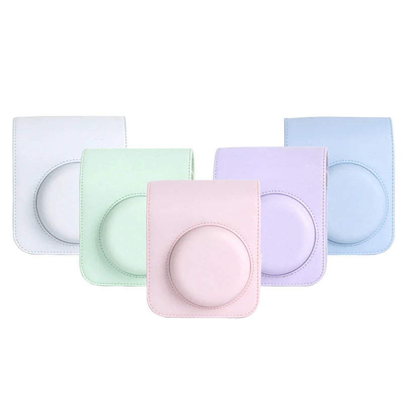 Instax Mini 12 Camera Case PU Soft Protective Trave Bag Film Shoulder Qme