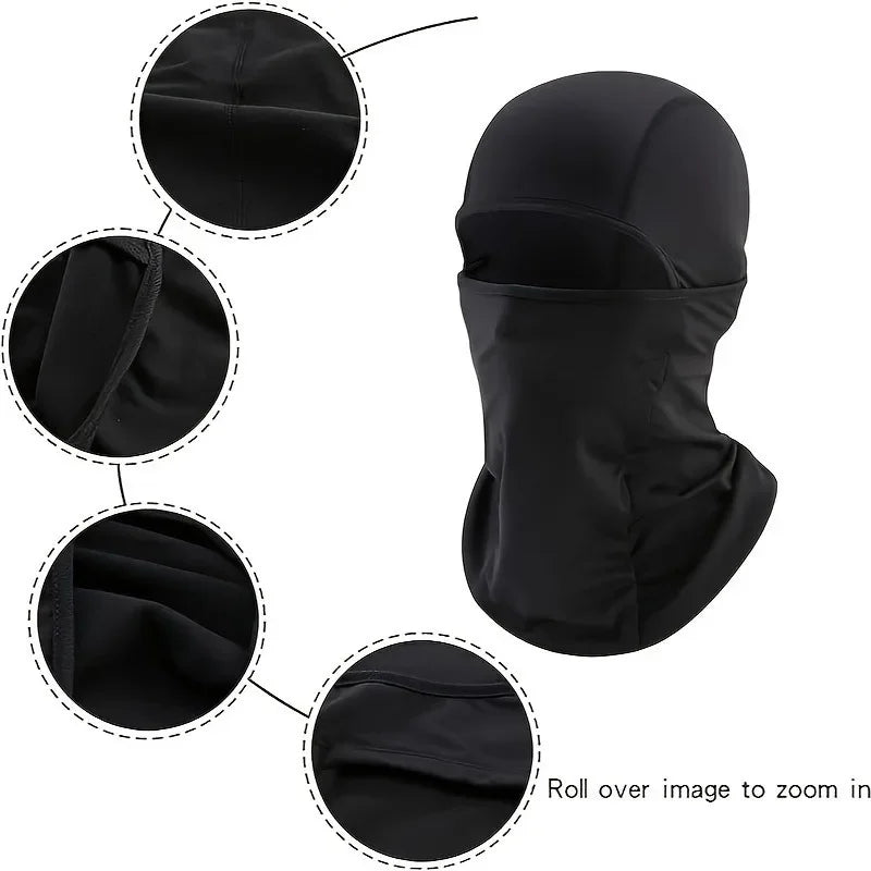 Motorcycle helmet - A breathable neck-covering mask suitable for skiing and cycling Qme