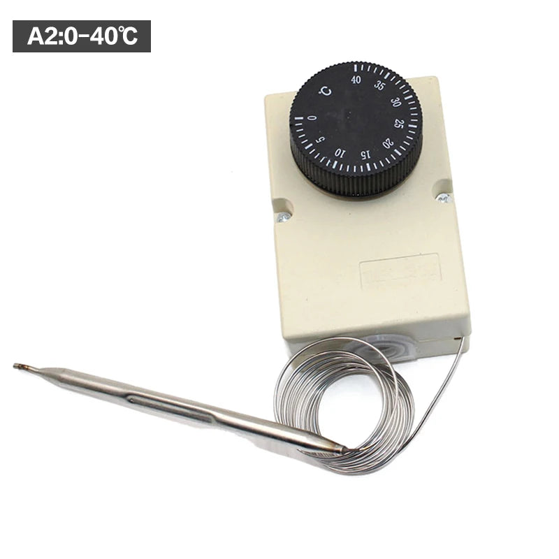 For Electrical Device Knob Temperature Mechanical Switch Capillary Thermostat 50-300C 0-60C 0-50C 0-40C 30-110C -30-30C Qme 0-40