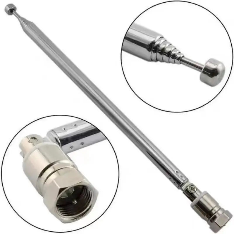 Rod Antenna FM Radio Adapter AV Stereo Receiver Amplifier Wide Qme