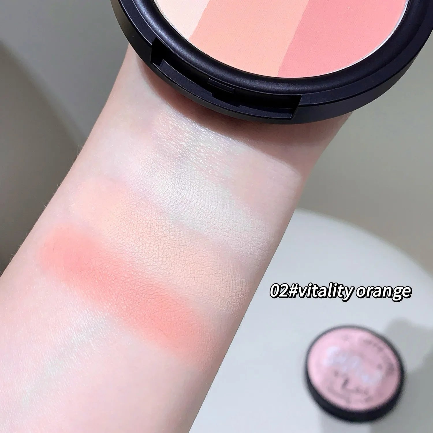SHAQINUO Three-color Blush Matte Pearlescent Contouring Long-lasting Qme N1003-02