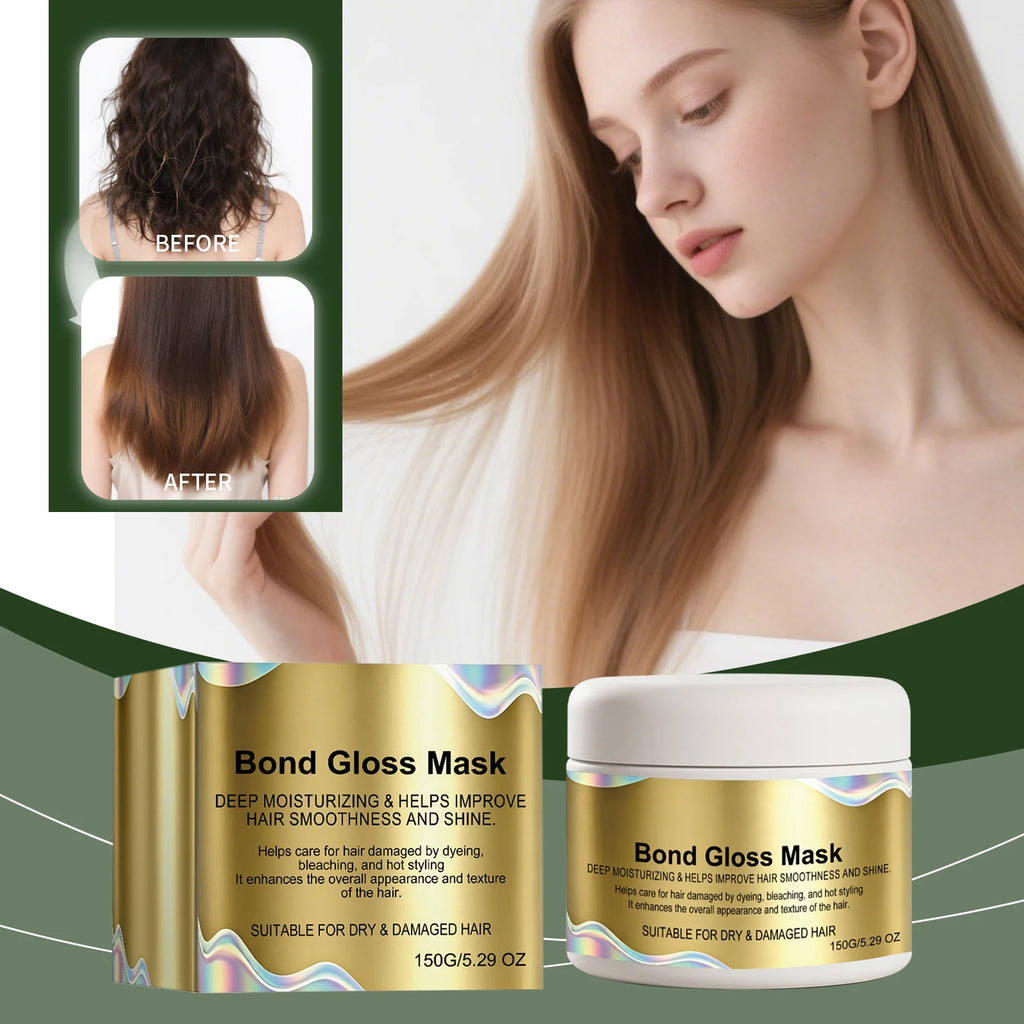 Deep Repair Hair Mask for Dry Damaged Hair Moisturizing Keratin Treatment Cream Smooth Frizz Control Conditioner Nourishing Qme