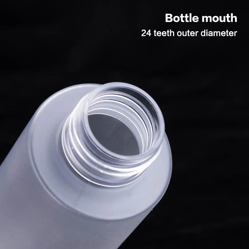 Flat-shoulder Lotion Bottles Empty Pump Dispensers Travel Cosmetic Use Qme