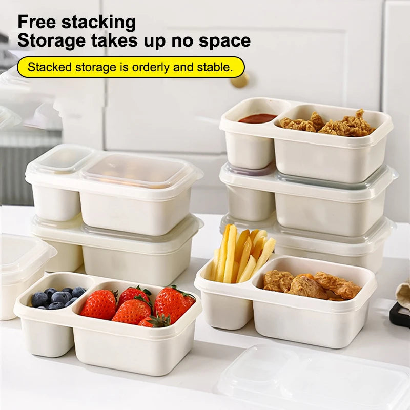 Large Capacity Fresh-keeping Box Kitchen Food Sealed Storage Qme