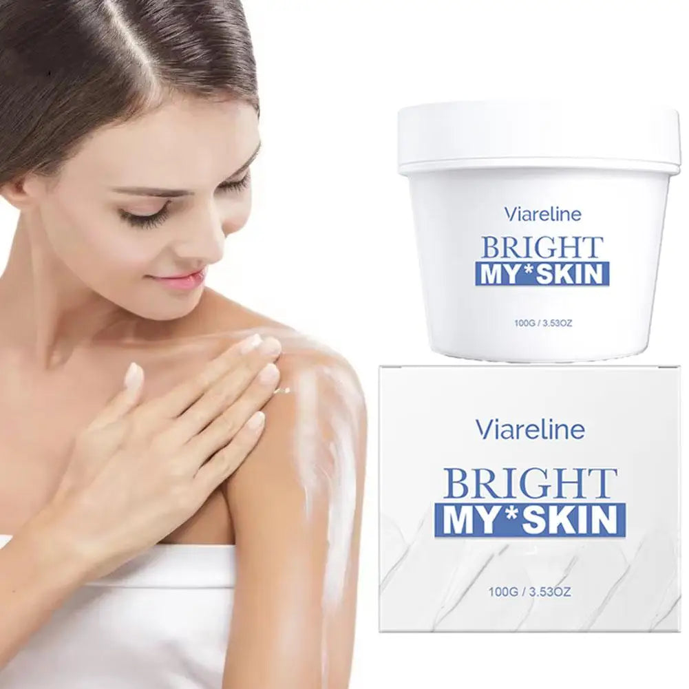 Brightening Body Cream Soothing Skin Improve Dullness Reduce Dark Spot Non-greasy Long-Lasting Moisturizing & Firming Qme