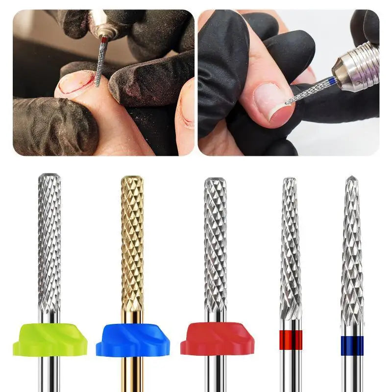Tungsten Carbide Nail Drill Bits Durable Sharp Tip Low Friction Qme