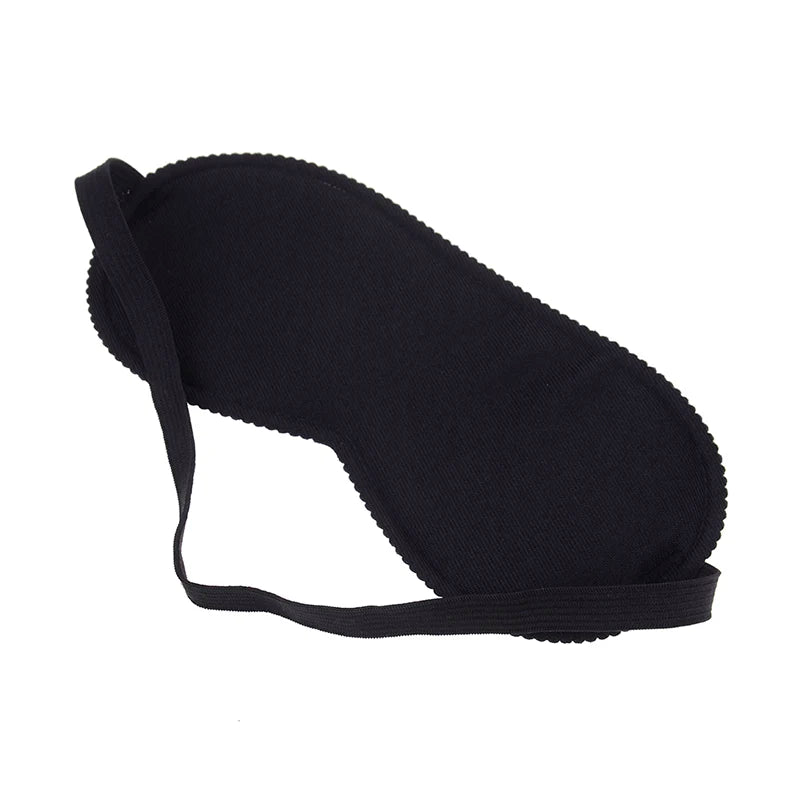 Black Sleep Eye Mask Filled Sunshade Travel Relaxation Aid Blinds Eyes Qme 1PCS