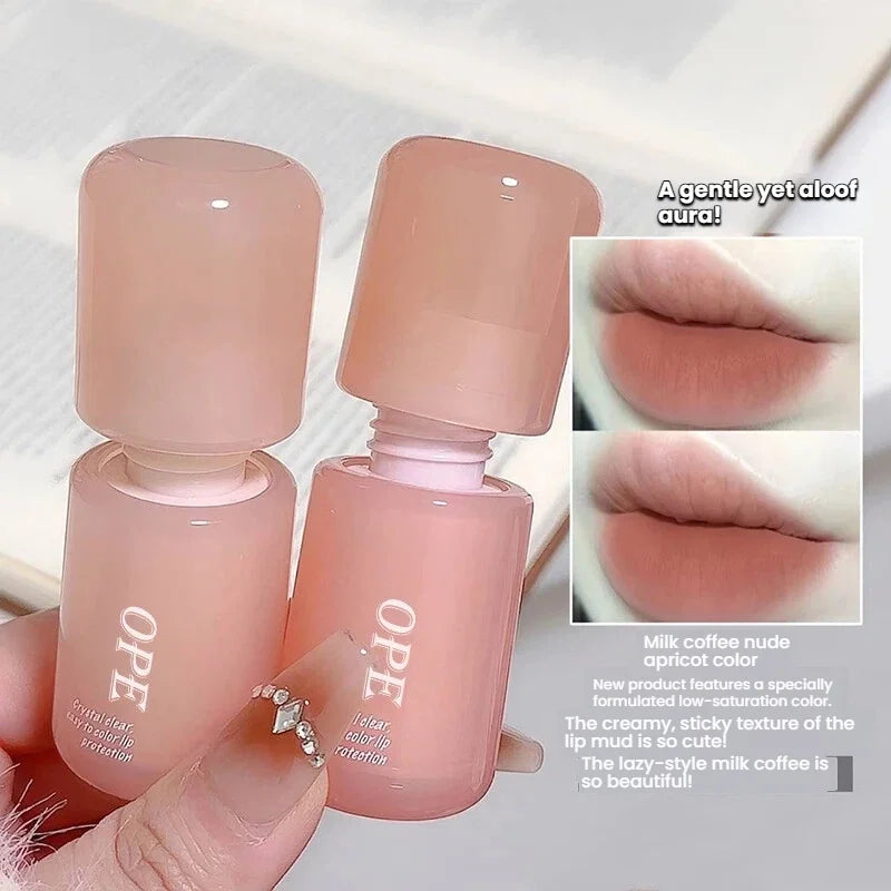 Matte Lip Glaze Long-lasting Waterproof Lipstick Anti-smudge Velvet Qme