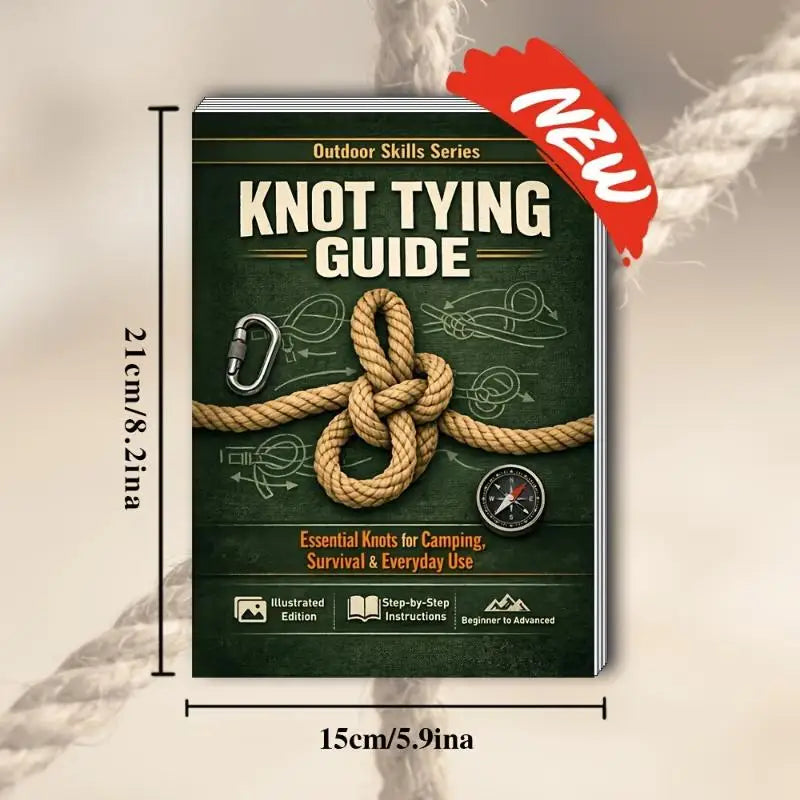 Essential Knot Tying Book Camping Survival Step 50 Knots Illustrated Qme