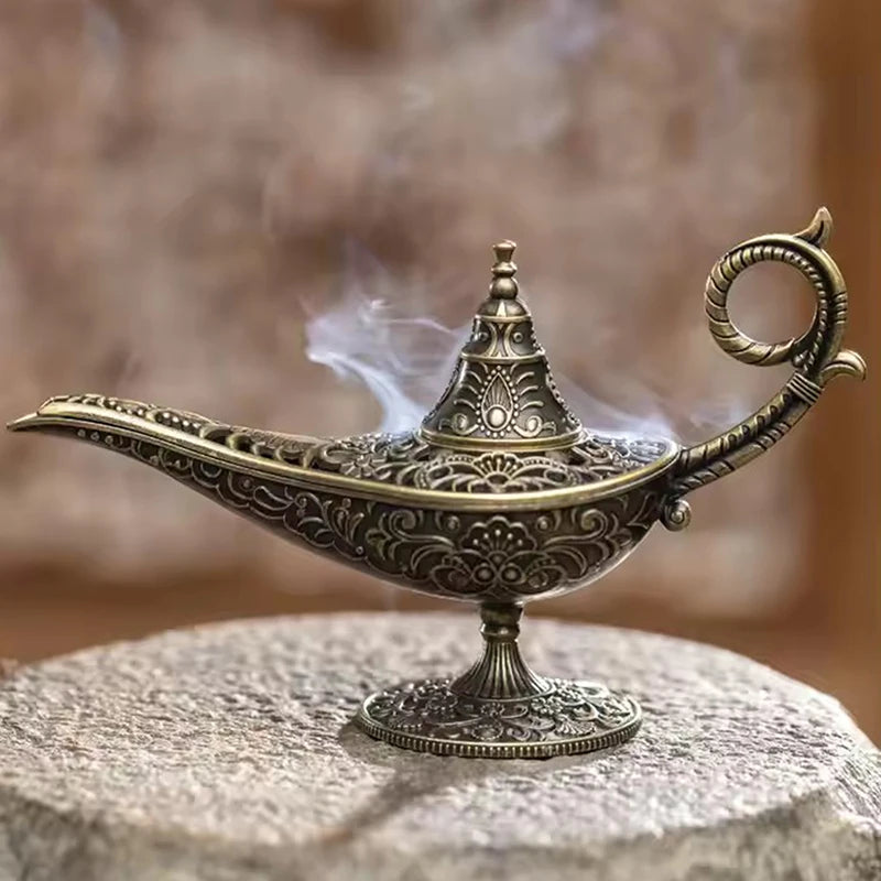 Home Decor Arabic Incense Burner Scented Unscented Candle Holder Qme
