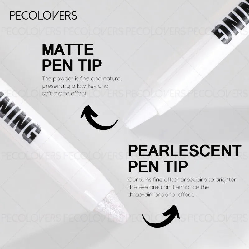Shiny Eyeshadow Pen Highlighter Shimmer Highlight Stick Brightening Qme