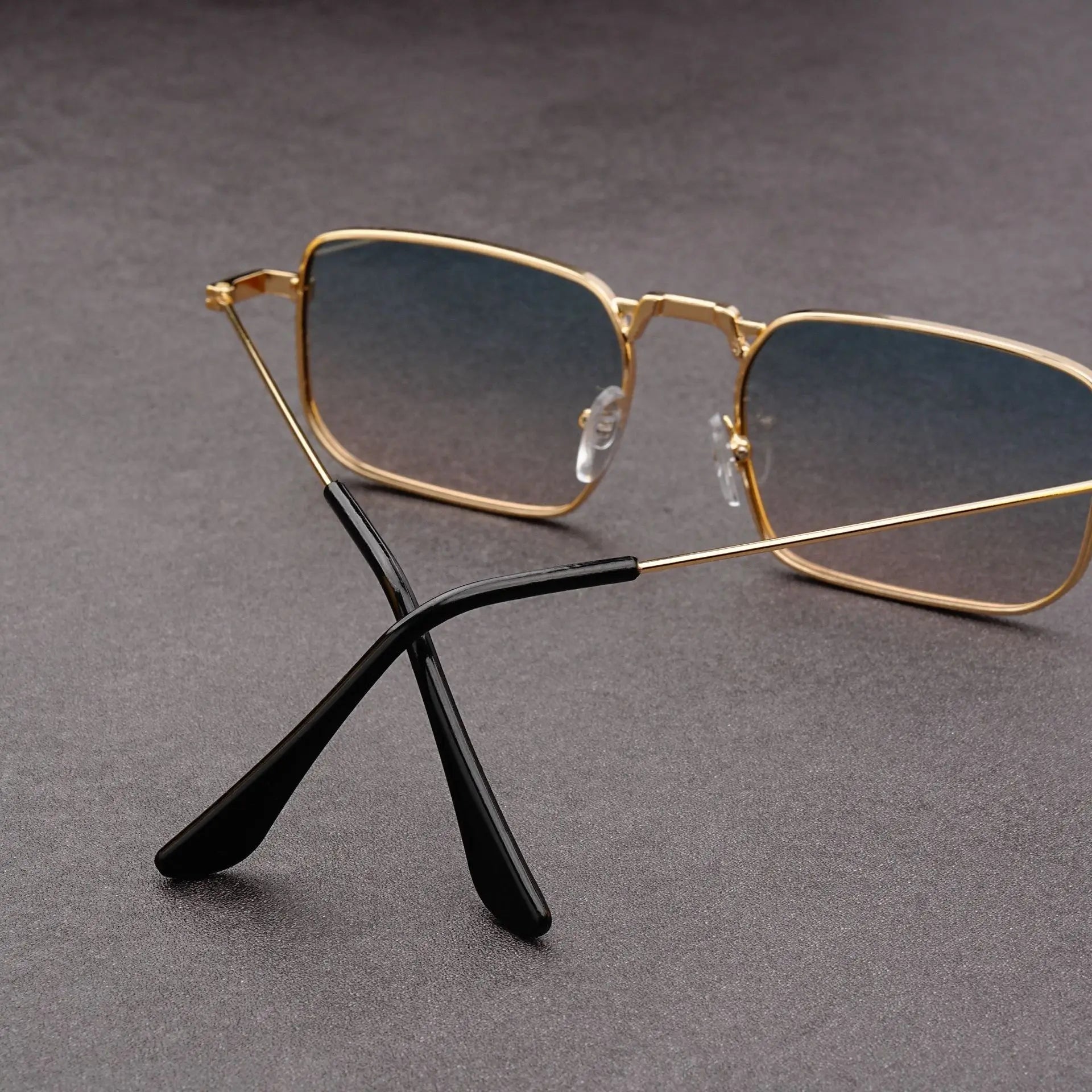Fashion Rectangle Sunglasses Men Women Vintage Square Driving Sun Glasses Brand Square Sun Glasses for Men Shades Female Eyewear Qme