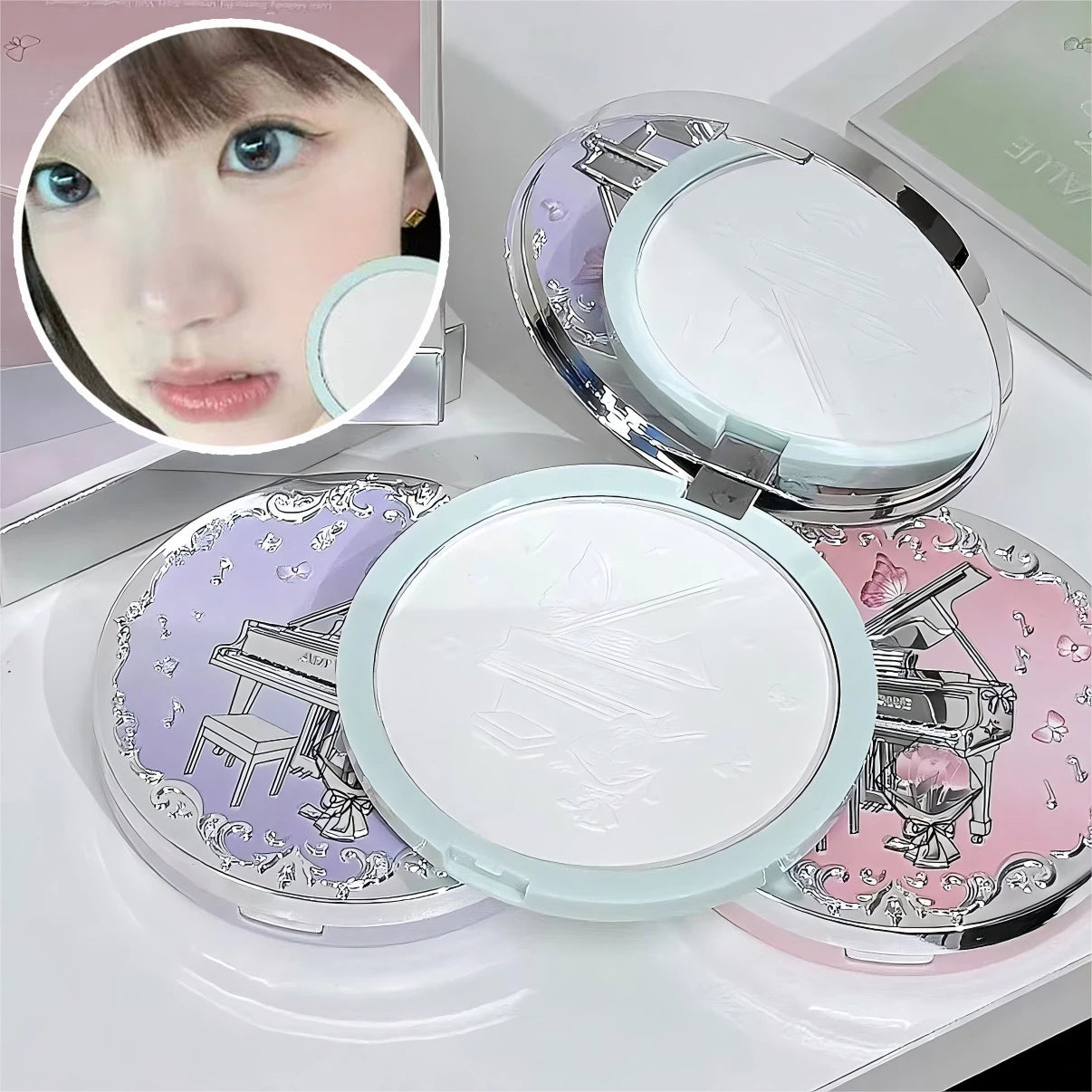 Art Value Large-capacity Setting Powder Soft Matte Oil Control Makeup Qme