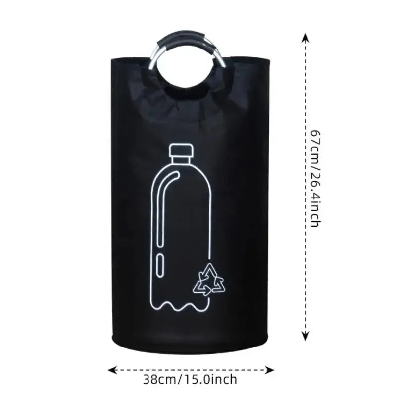 Large Capacity Empty Bottle Storage Basket Aluminum Handle Wastewater Qme