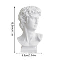 Creative Statue David Shape Brush Pot Desktop Ornaments Storage Box Qme onesize