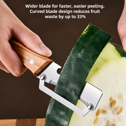 1/3/5Pcs Rustproof Stainless Steel Peeler Labor Saving Wooden Handle Wear Resistant Slicing Peeling Tool for Home Kitchen Use Qme