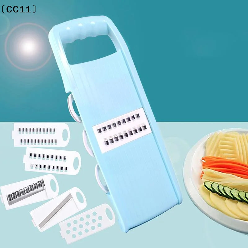 1 Slicer Kitchen Vegetable Multi Potato Chip Veggie Cutter Julienne Qme
