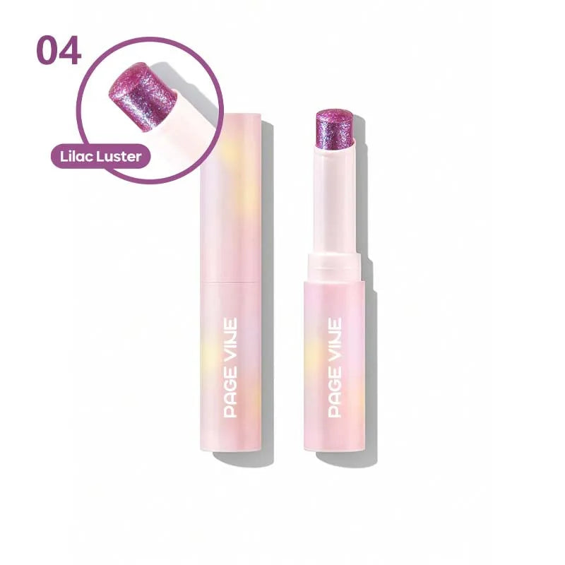 6-Color Super Flash Eyeshadow Stick Hydrating Jelly Texture Pearly Diamond Shadow Shimmer Brightening Contouring Shiny Makeup Qme 04