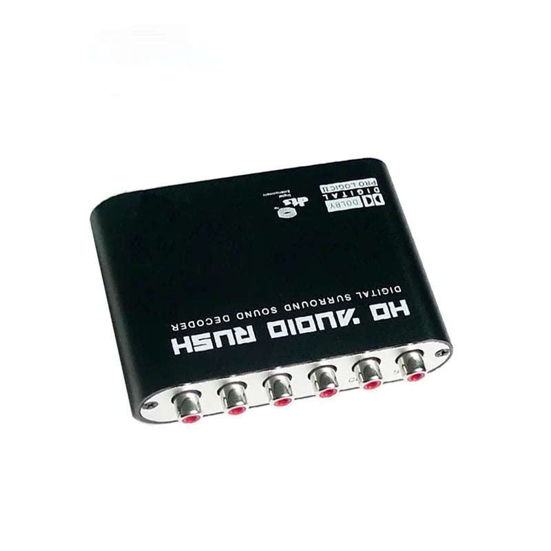 DTS AC3 Decoder Digital Fiber Coaxial To Analog Audio Converter 5.1 Channel AC3 Digital Conversion 24 Bit Audio DSP Qme