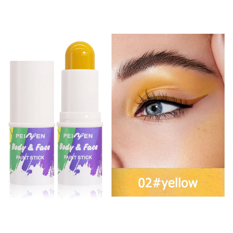 Shining Stick Makeup Waterproof Sweatproof Available Multiple Colors Qme 02 yellow