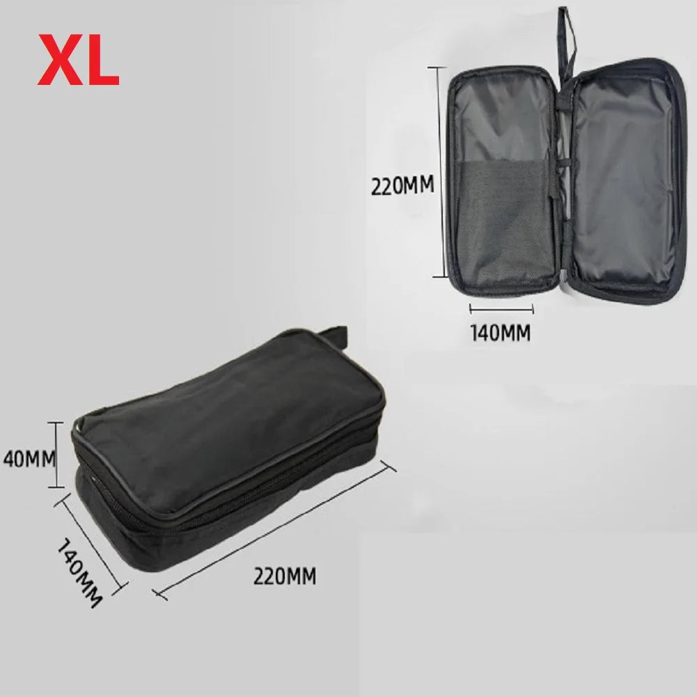 Multimeter Black Cloth Bag Waterproof And Shockproof Soft Bag Household Storage Supplies For Protecting Device Tool Organizer Qme