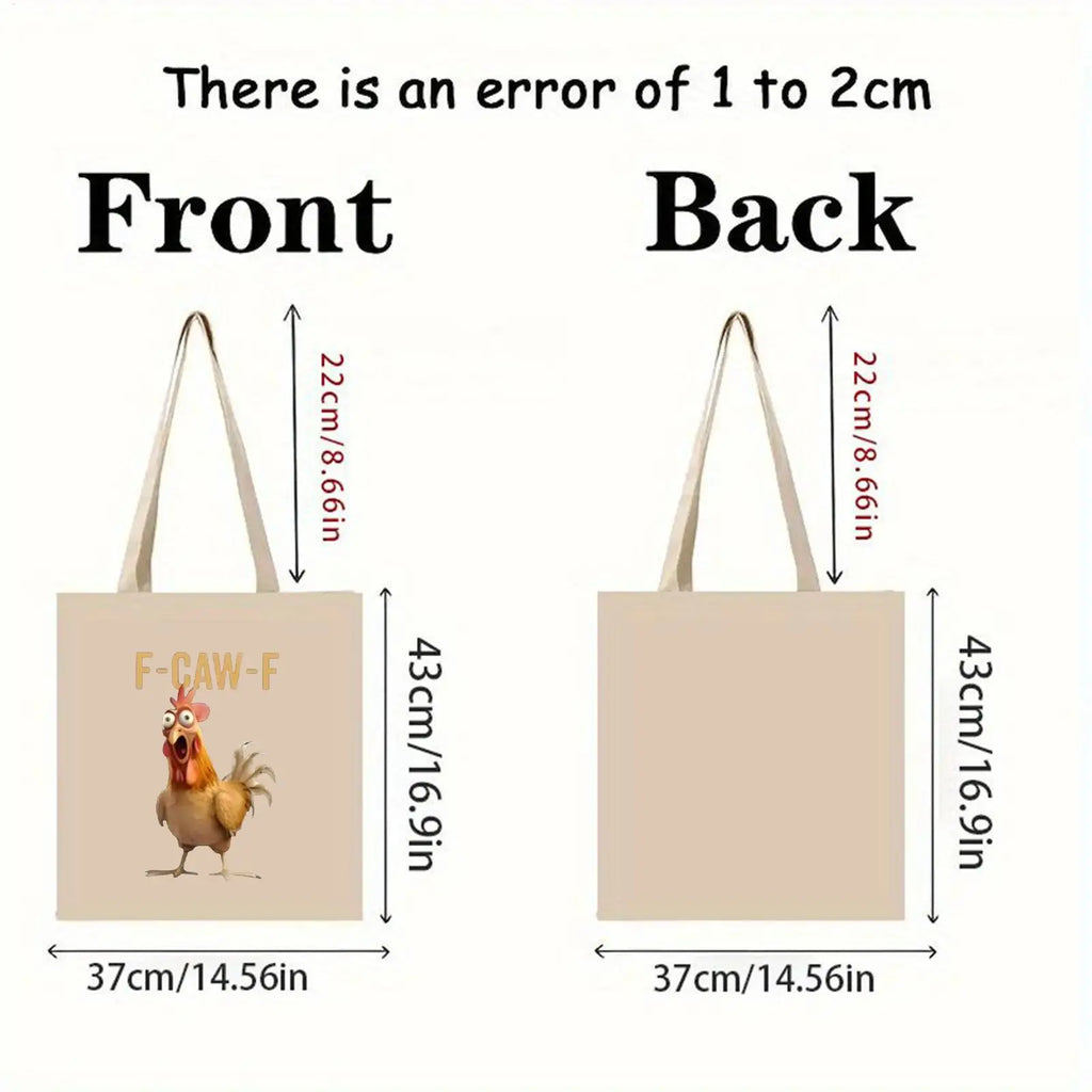 Canvas Tote Chick Handbag Shoulder Shopping Bag Travel Beach Work Qme