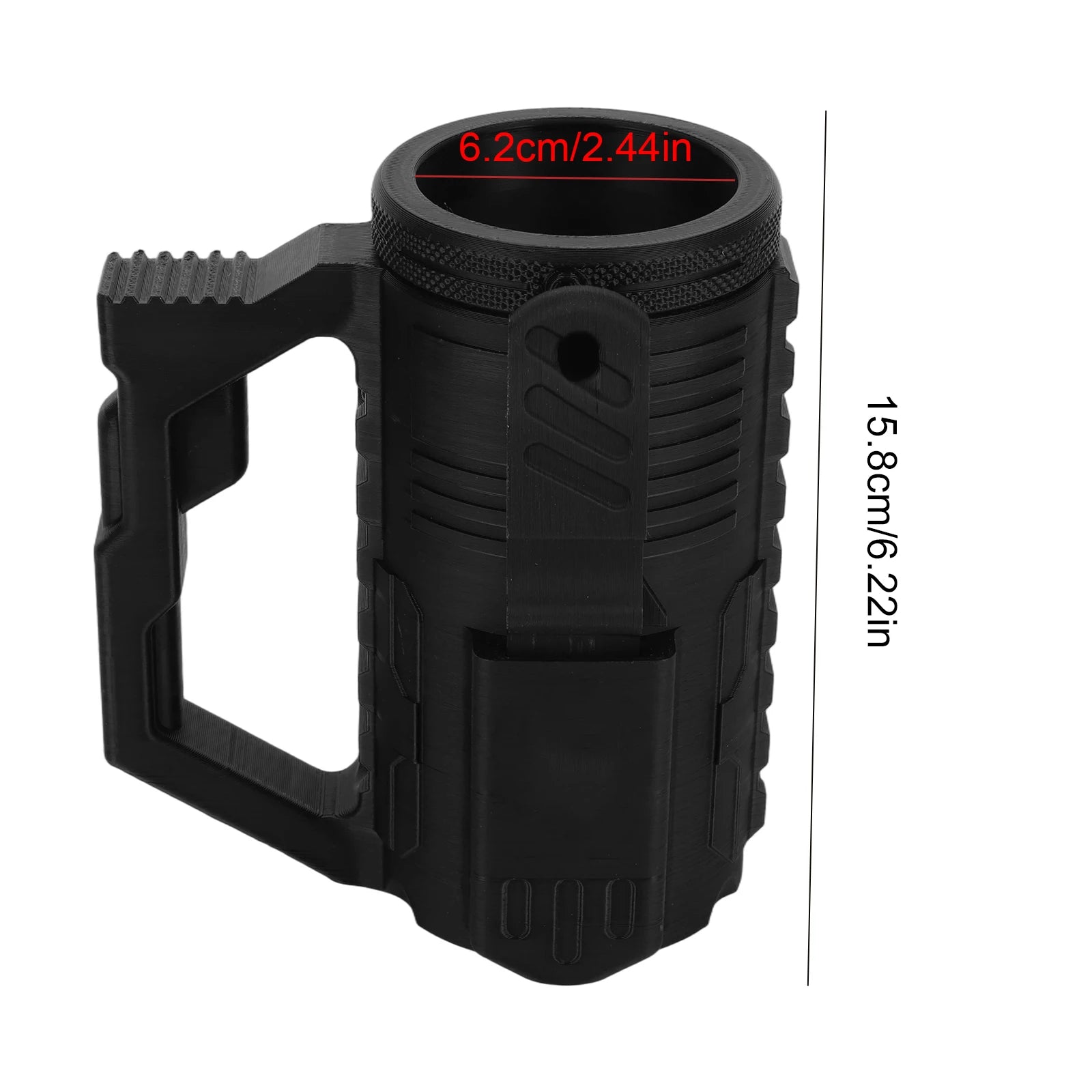 Non-Slip Handle Drink Holder for Soda Beer Water Bottle Dual Tactical Loading Can Rack for Sports Events Parties & Outdoor Use Qme for 16OZ Slim Can A