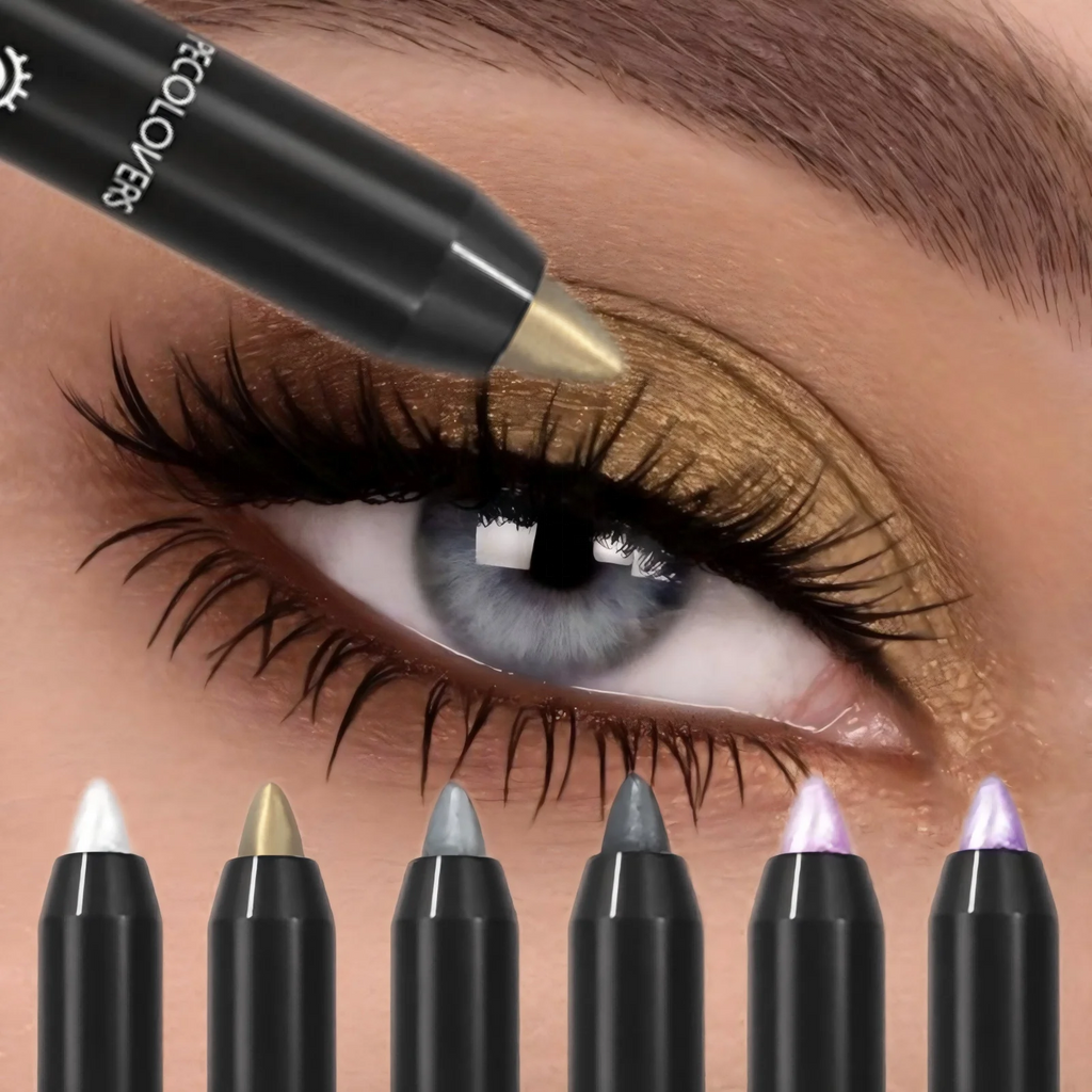 Dual-ended Design Shimmer Eyeshadow Stick Multiple Used Colors Qme