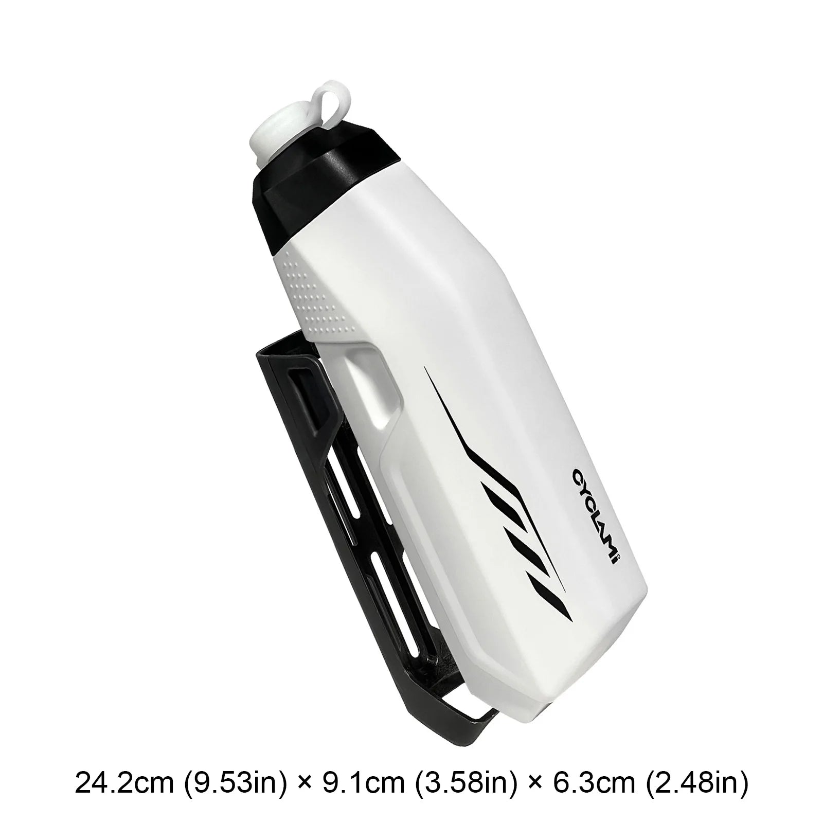 650ml Aerodynamic Water Bottle Bracket Set Squeeze To Drink Design Down Tube Riding Water Kettle for Road Mountain Bicycle Qme