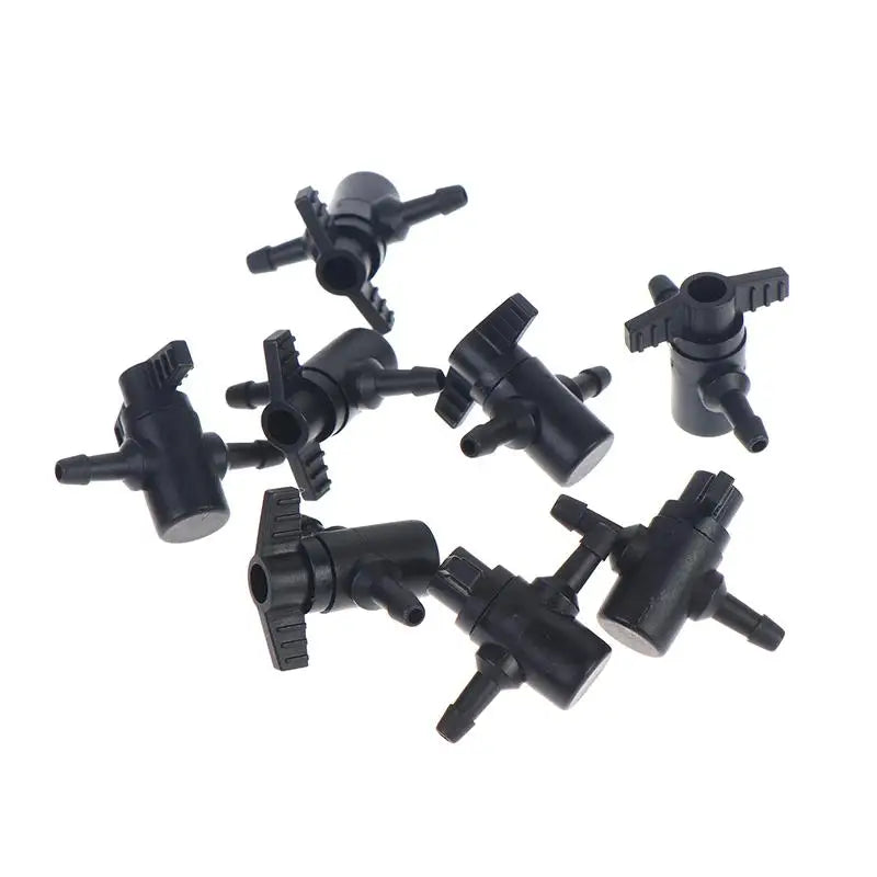 2 Way Ink Valve Plastic Mini Portable Lightweight On-site Printer Qme black 4x3 8pcs