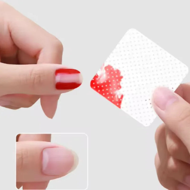 Wipes Napkins Remover Gel Plum Blossom Shape Nail Wipes Nail Manicure Pedicure Pads Art Cleaning Tools Tips Nail Polish Remover Qme