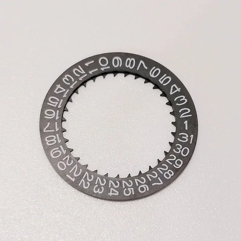 Black/White Watch Calendar Disk 3 o'clock Date Disc For NH35 Movement Modified Watches Calendar Accessories Qme black