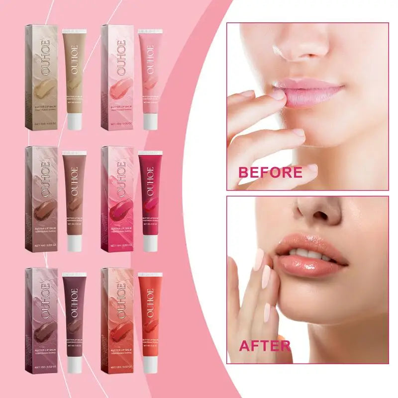 Lip Butter Balm Cold Series Intense Hydration Glossy Plump Lips Qme