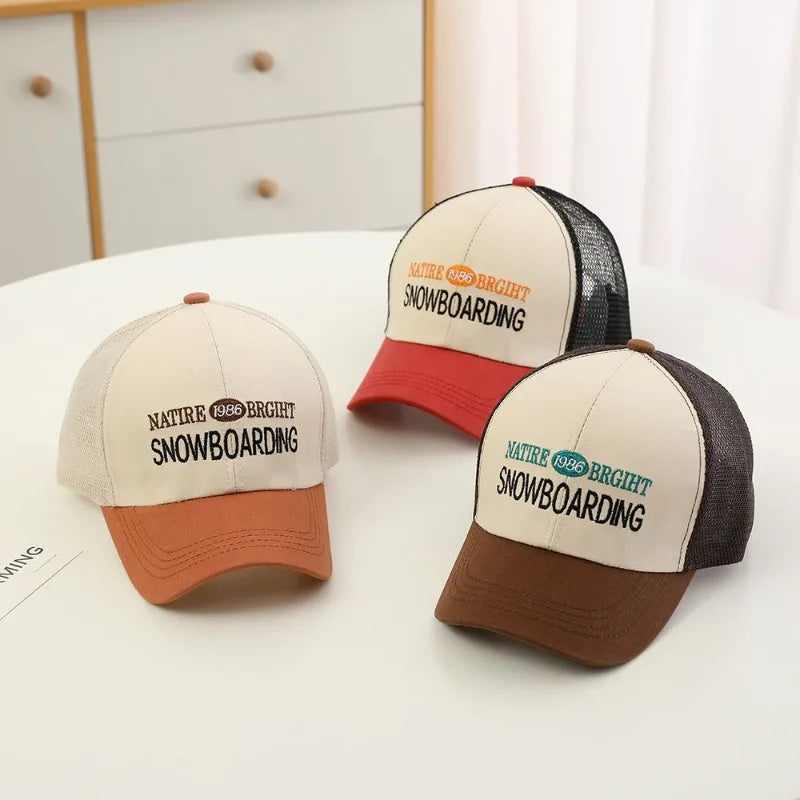 Children's Hat Summer Shade Baseball Cap Breathable Sun Protection Qme