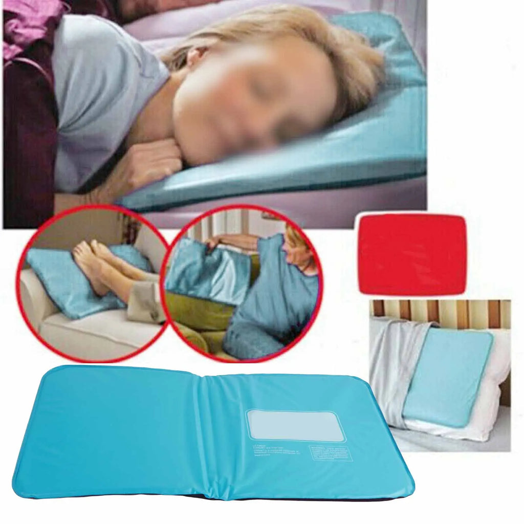 Gel Pillow Cushion Cooling Gel Pad Soft Flexible Foldable Seat Cushion for Home Office Beauty Salon Pressure Relief Mat Qme