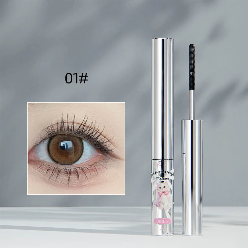 Eyelashes Lengthening Mascara Waterproof Long Lasting Silky Lash Black Eyelashes Extension Make Up Beauty Eye Korean Cosmetics Qme 01