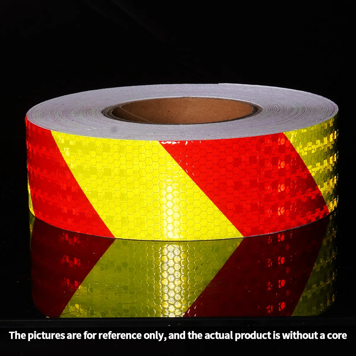 Reflective Adhesive Tape Twill Green-Red Strips Waterproof Safety Reflectors Sticker For Car Qme 5cm 10m