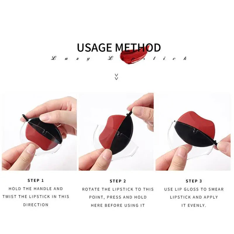 Pigmented Matte Velvet Lazy Lipstick Moisturizing Lip Gloss Qme