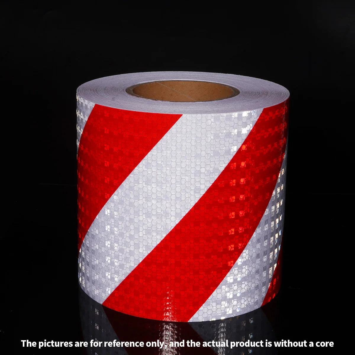 Reflective Safety Warning Tape Self Adhesive Shining Twill Printing for Car Warning Reflective Tape Qme width 15cm 10m