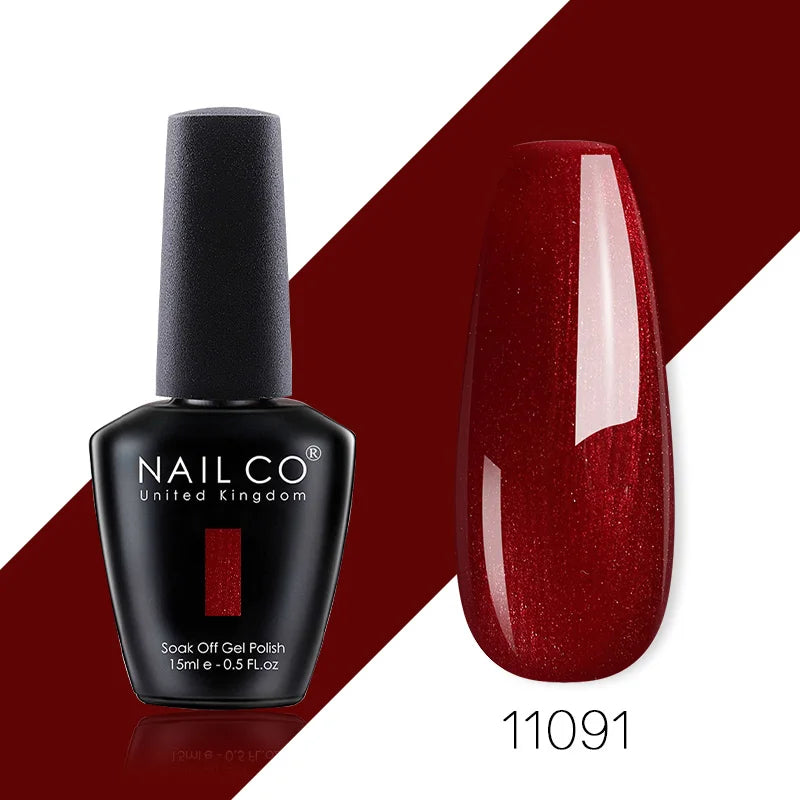 NAILCO 85 Colors Nail Gel UV LED Lacquer Manicure Varnish Hybrid Semi