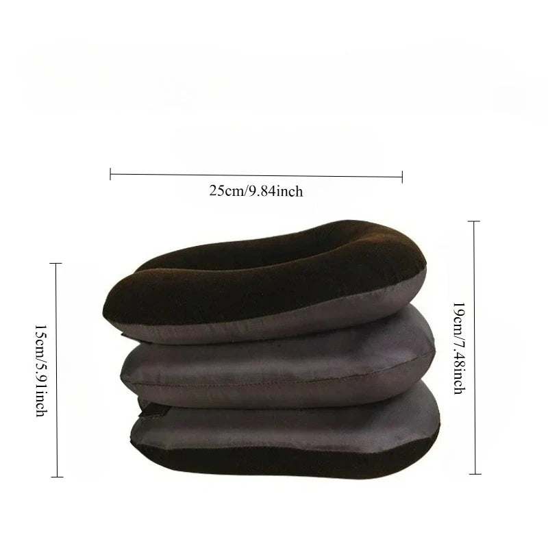 Inflatable Soft Air Neck Support Cushion Portable Comfort Protective Qme