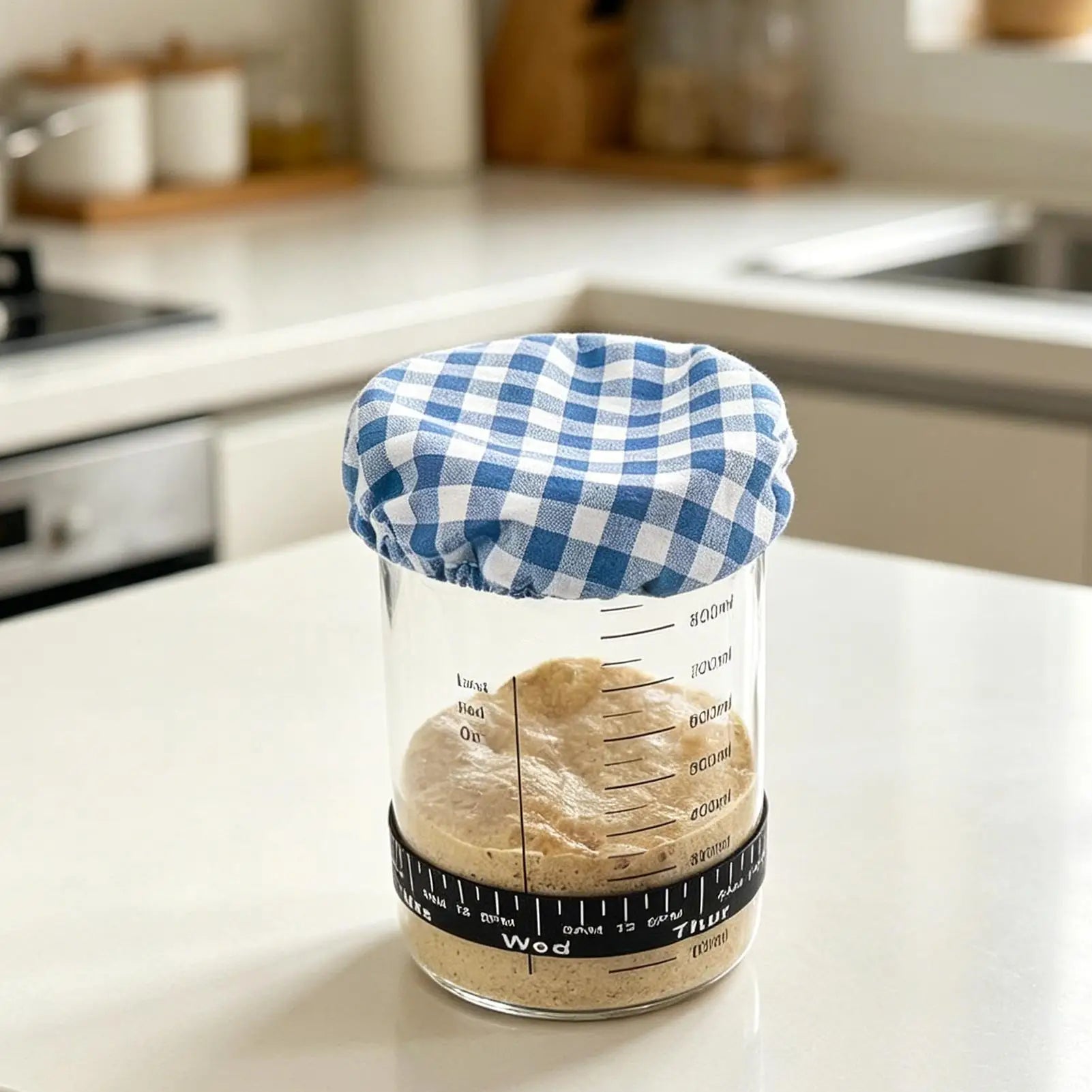 Sourdough Jar Cover 4 Reusable Breathable Bread Fermentation Lids Qme