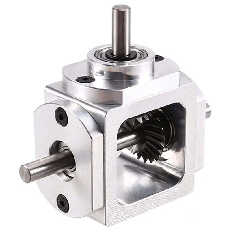 A02F-2X Gearbox 90 Degree Right Angle Bevel Gear-Box With Mounting Hole 1:1 Shaft 1 Module 20 Teeth Bevel Gear A Qme