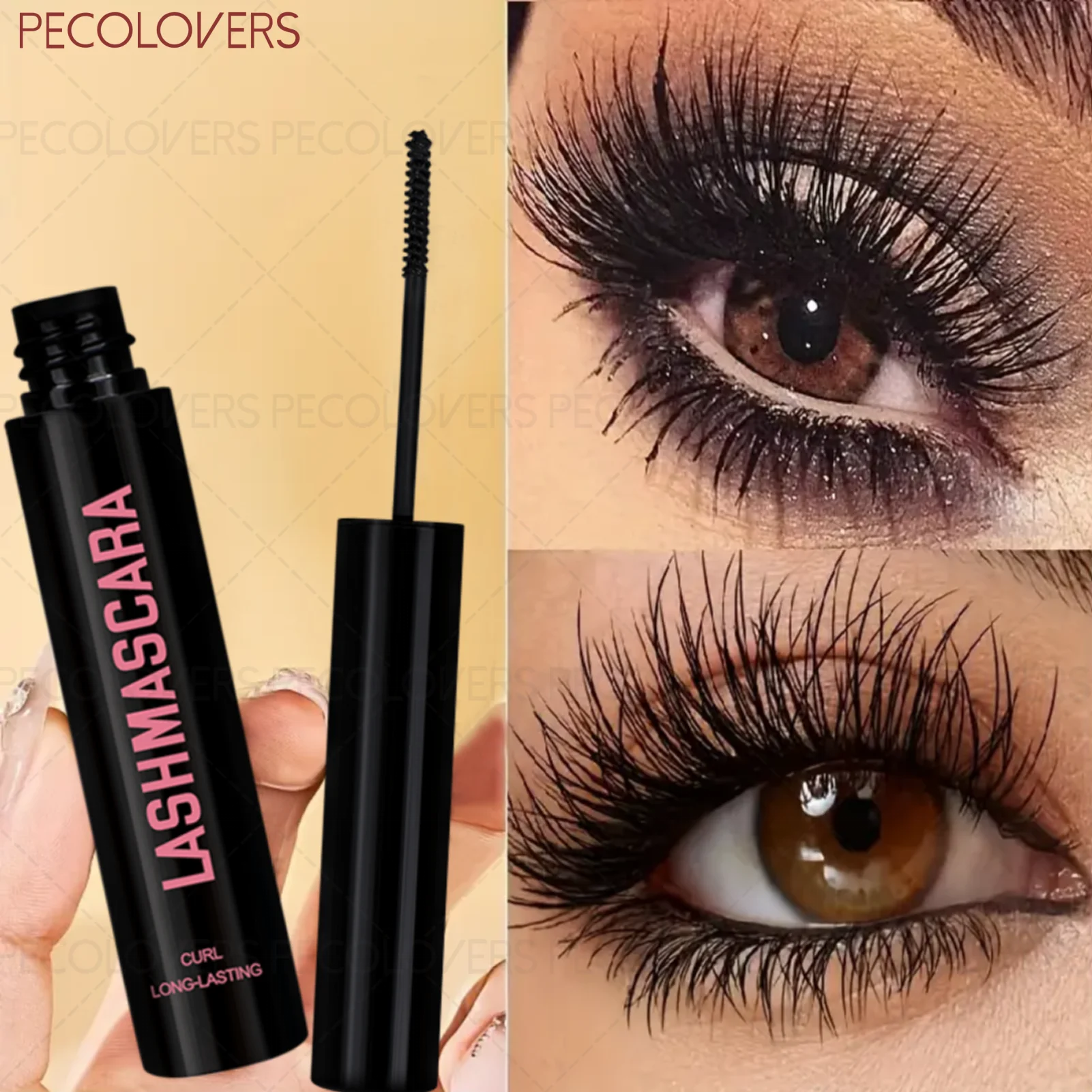 Natural Eyelash Serum Slender Volume Mascara Curl Clump-free Qme