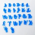 DIY Upper&lower Case Alphabet Letters Number Embosser Mold Cookie Qme Uppercase