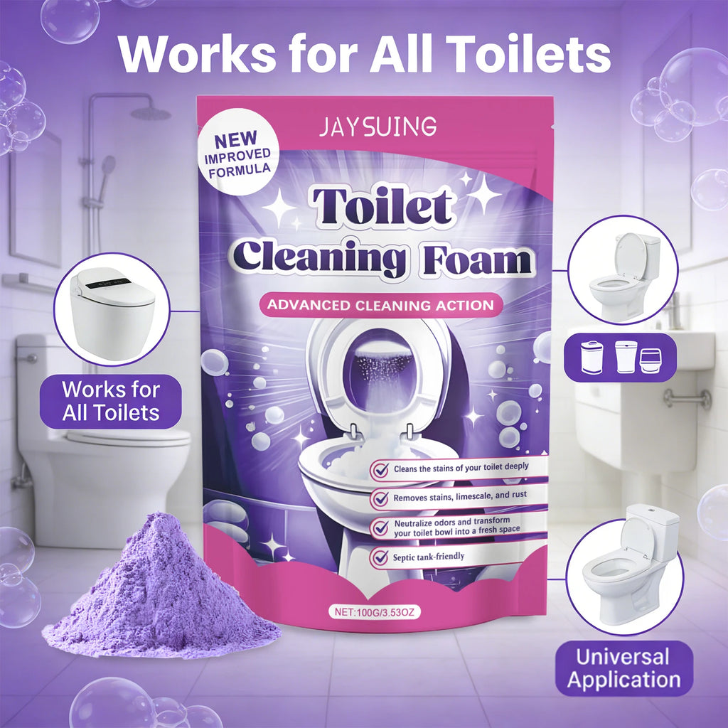 Toilet Cleaning Powder Powerful Cleaning Easy to Remove Stain Eliminate Odor Fresh Fragrance Household Toilet Descaling Powder Qme