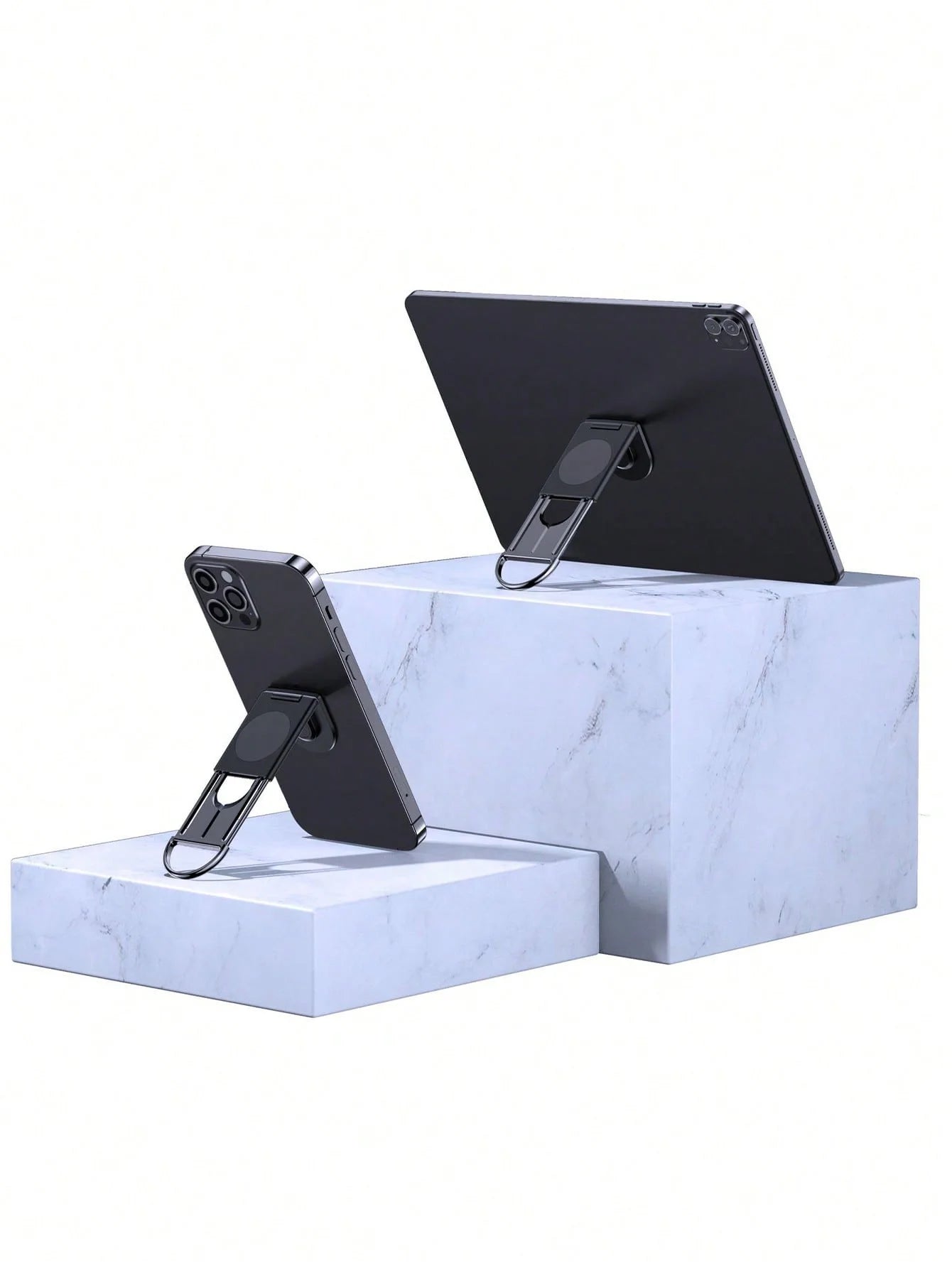 Creative Desktop Lazy Phone Holder Adhesive Backing Foldable Qme