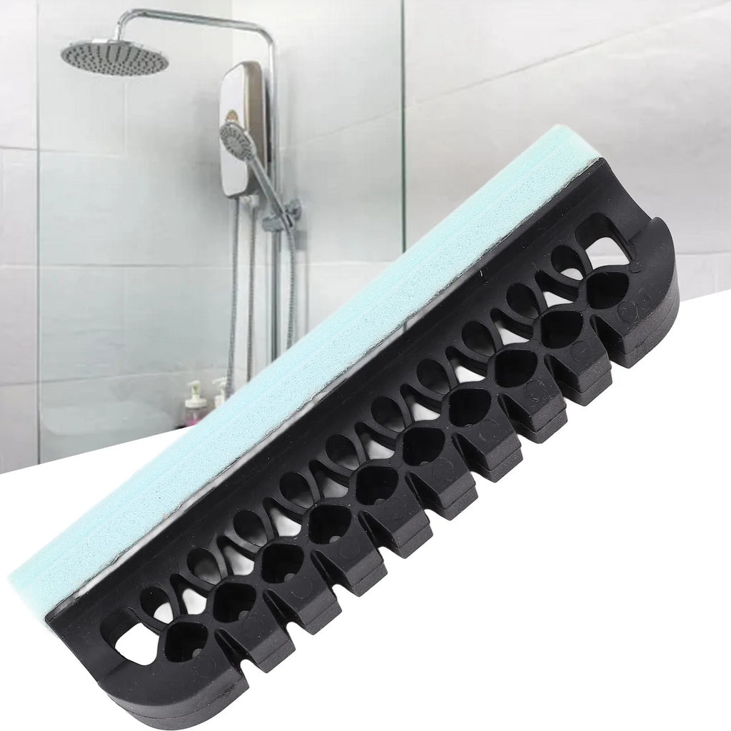 Beard Hair Cleaning Tool Beard Cleaner for Sink Flexible Sponge Strip Beard Hair Catcher Cleaning Tool with Water Storage Bottle Qme