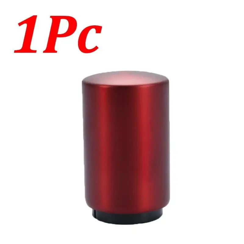 Automatic Stainless Steel Beer Bottle Opener Magnet Beer Opener Stainless Steel Push Down Opener Wine Kitchen Bar Tools Qme red